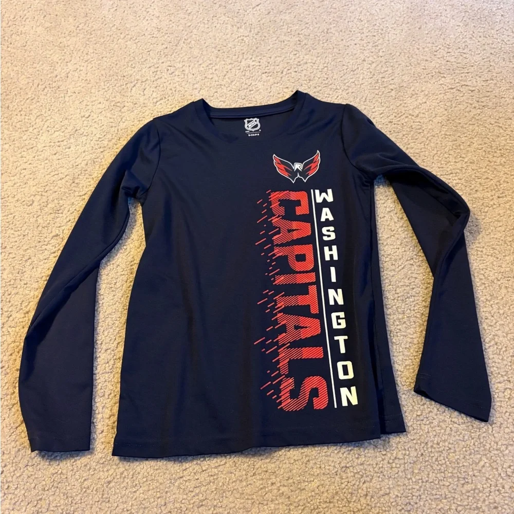 NHL Washington Capitals Navy Long Sleeve Tee